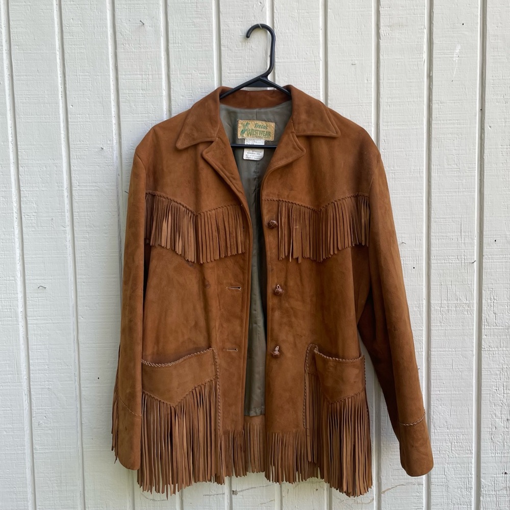Vintage Trego’s Westwear Suede Fringe Jacket